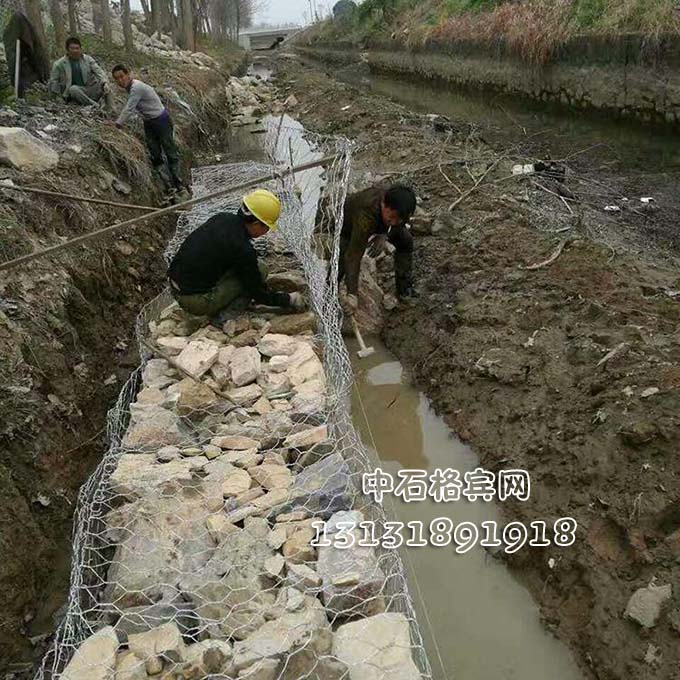防洪格賓石籠